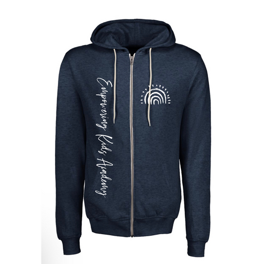 EKA logo Navy Zip Jacket