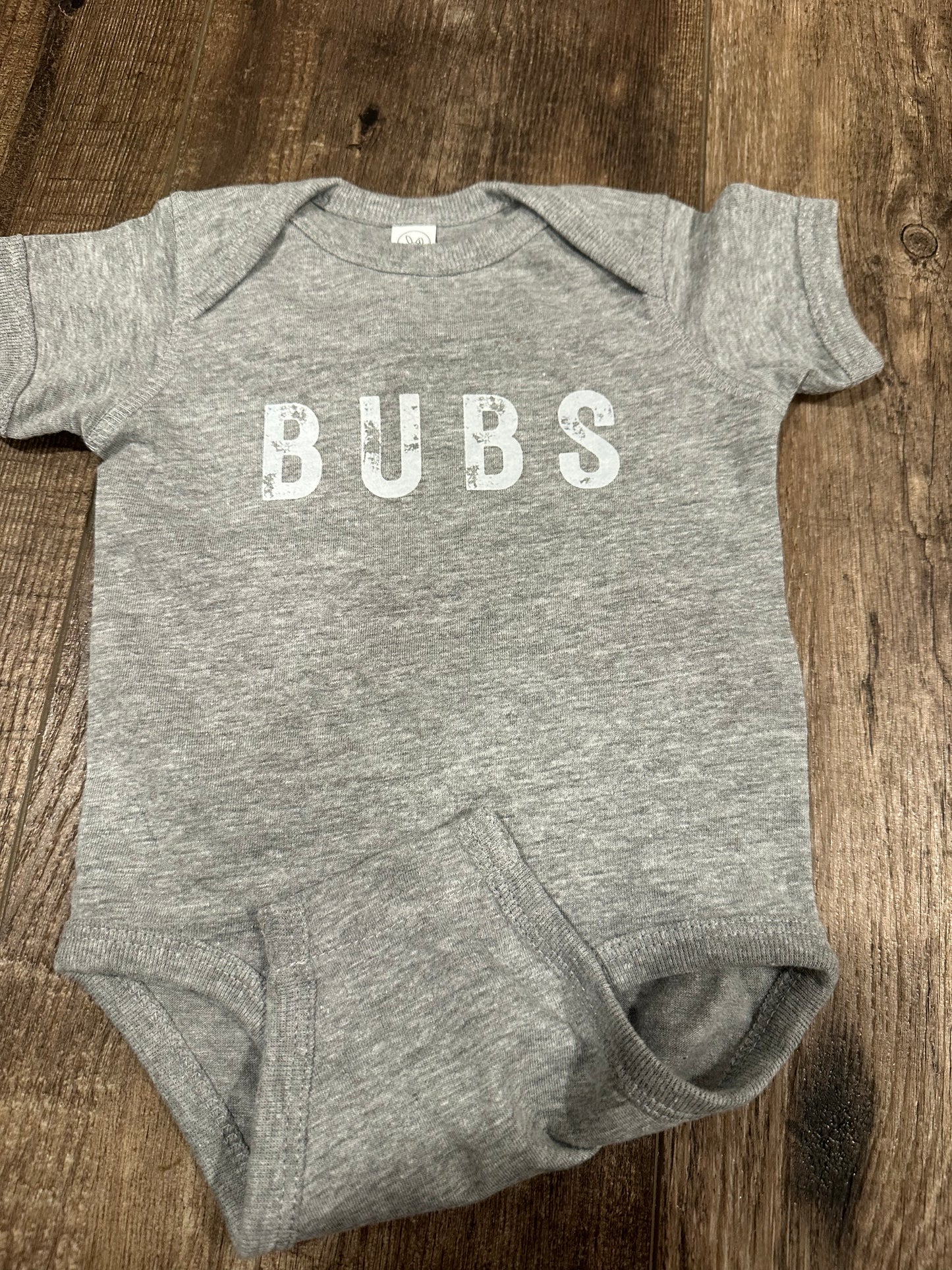 6m BUBS onesie