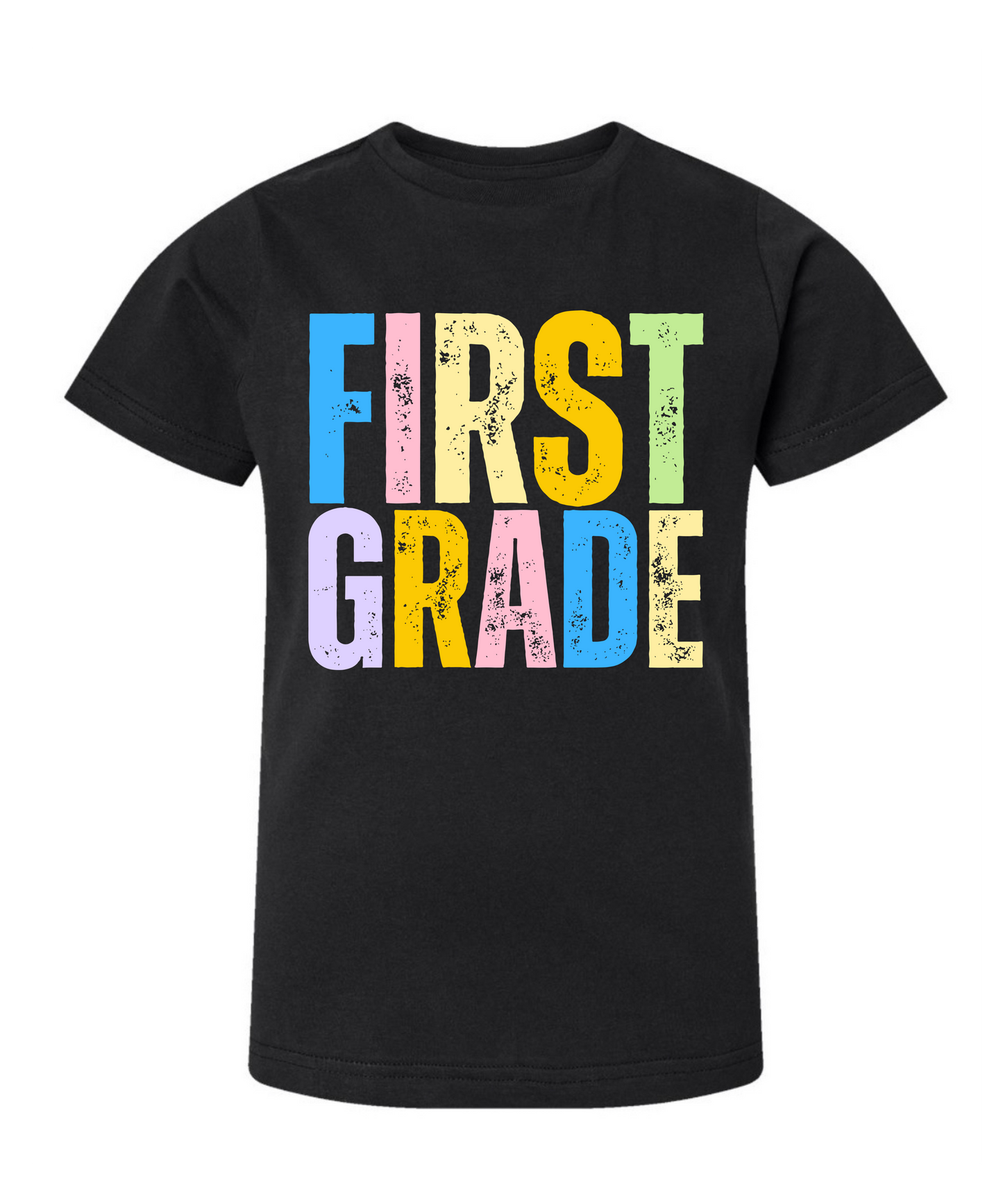 Prek-4th Grade Neon letters Tee