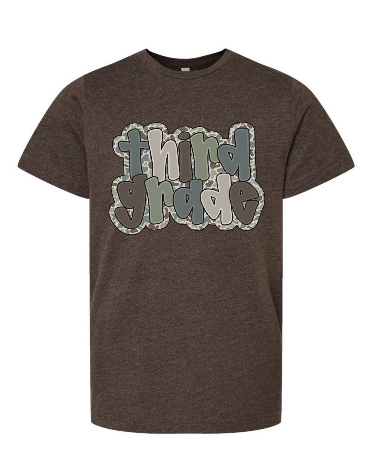 Prek-5th Grade Camo Brown Tee